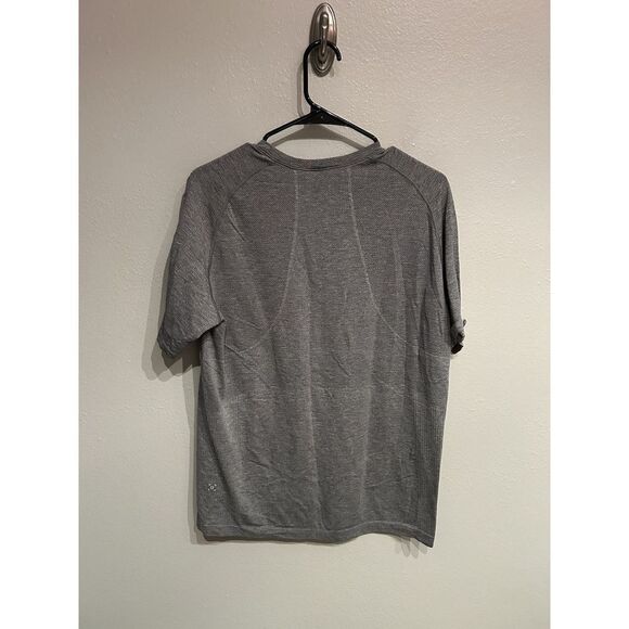 Lululemon Mens Large Metal Vent Tech Short Sleeve Shirt Gray  SP - Picture 3 of 6